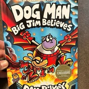 Scholastic Dog Man: Big Jim Believes - Vibrant Cover